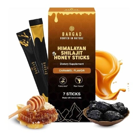 1 - Bargad Himalayan Shilajit Honey Sticks Caramel Flavour,  7 Stick(s) 