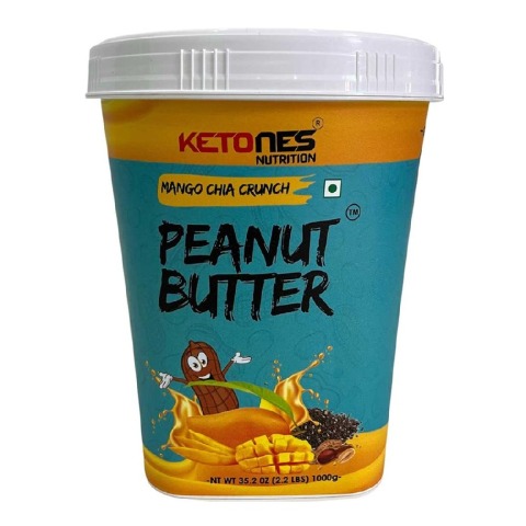 1 - Ketones Peanut Butter,  1 kg  Mango Chia Crunch 