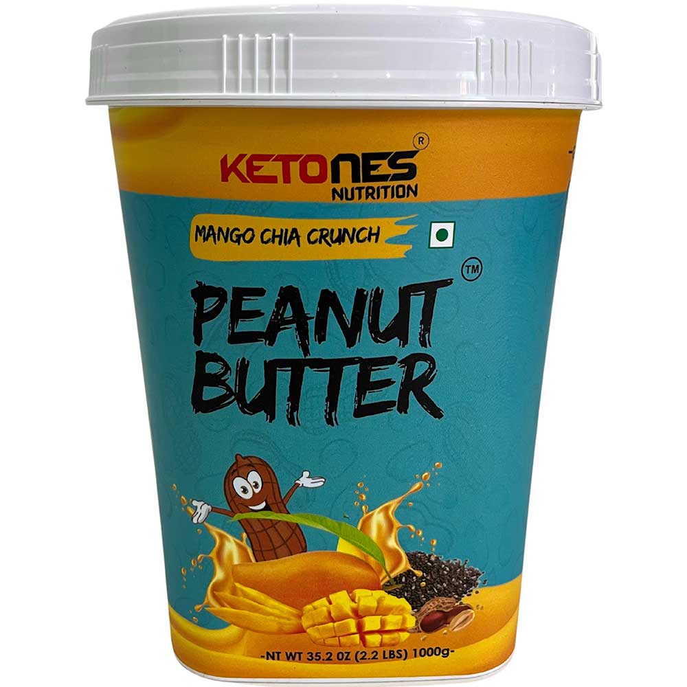 1 - Ketones Peanut Butter,  1 kg  Mango Chia Crunch 