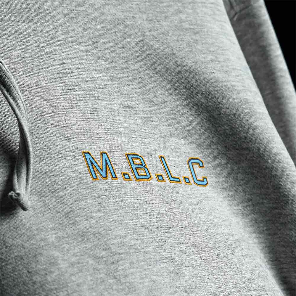 1 - MuscleBlaze Lifting Club Hoodie,  Large  Grey Melange