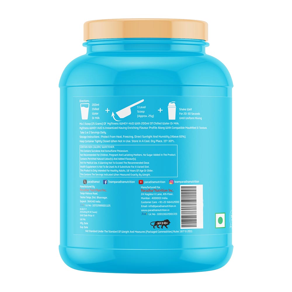 2 - Myfitness iWHEY- H2O,  1.1 lb  Double Rich Chocolate 