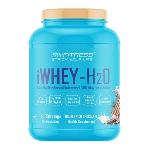 1 - Myfitness iWHEY- H2O,  1.1 lb  Double Rich Chocolate 