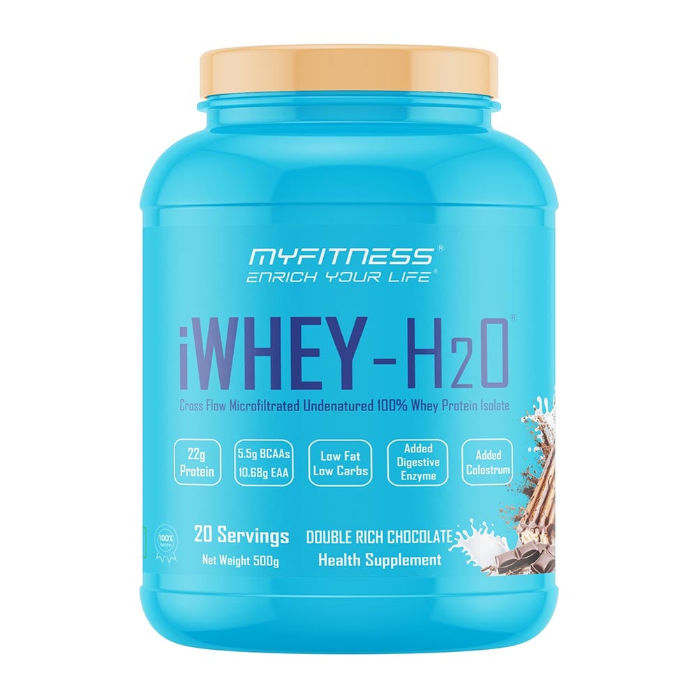 1 - Myfitness iWHEY- H2O,  1.1 lb  Double Rich Chocolate 