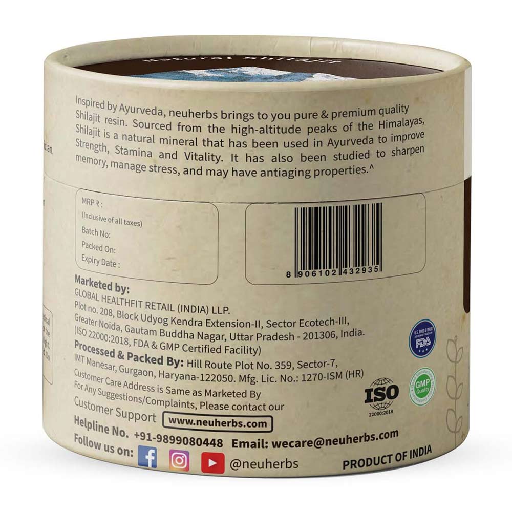 9 - Neuherbs Pure Himalayan Shilajit,  20 g 