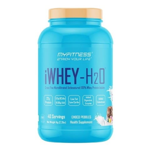 1 - Myfitness iWHEY- H2O,  2.2 lb  Choco Pebbles 