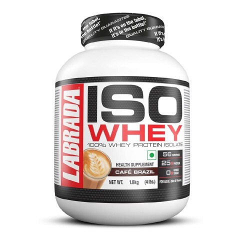 1 - Labrada ISO Whey,  4.4 lb  Cafe Brazil 