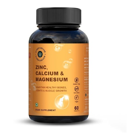 1 - CUREFOREVER Zinc Calcium & Magnesium,  60 tablet(s)  Unflavoured 