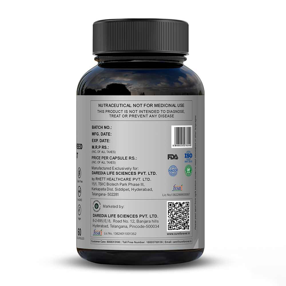 2 - CUREFOREVER Horny Goat Weed & Maca Root with Safed Musli,  60 veggie capsule(s) 