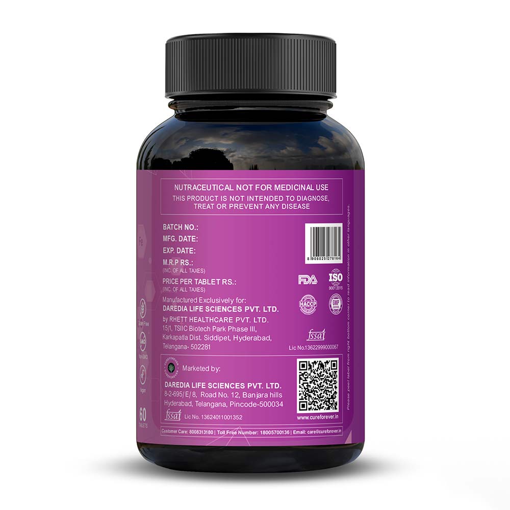 2 - CUREFOREVER Chelated Iron & Vitamin C for Women,  60 tablet(s) 