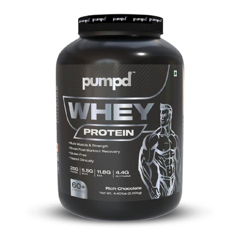 1 - Pumpd Whey Protein,  4.4 lb  Rich Chocolate 