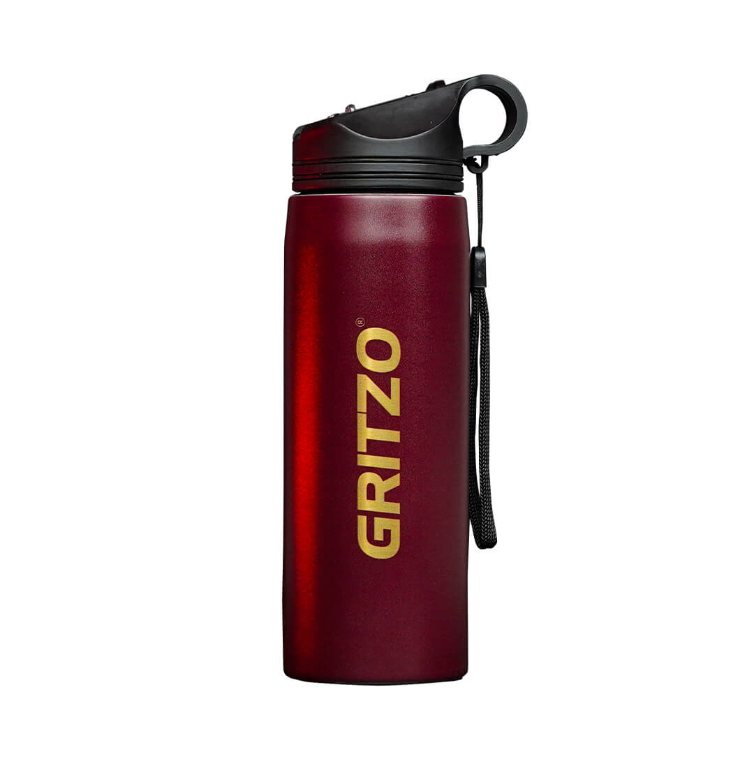 2 - Gritzo Ironman Sipper,  Red  700 ml