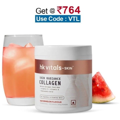 HealthKart HK Vitals Skin Radiance Collagen,  200 g  Watermelon 