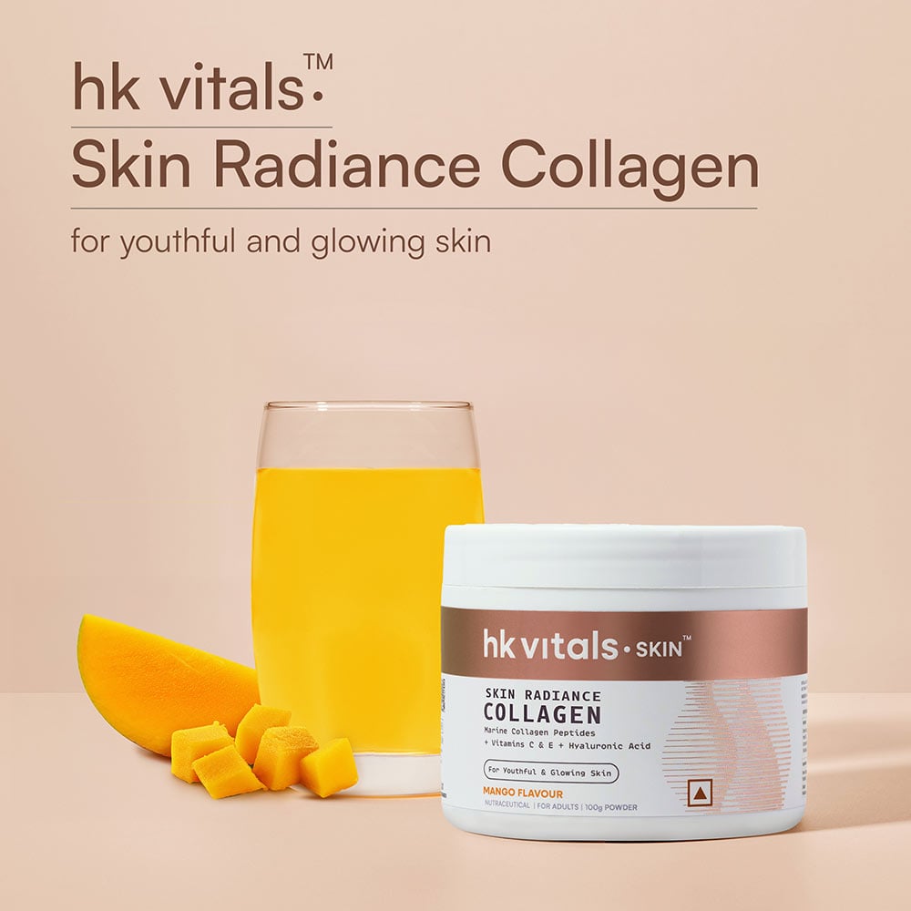 1 - HK Vitals Skin Radiance Collagen, Marine Collagen 100 g Mango