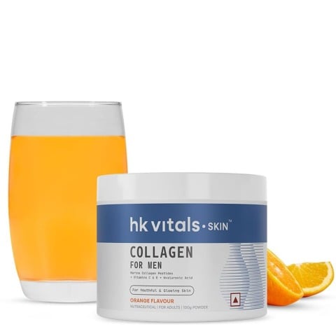2 - HK Vitals HK Vitals Collagen for Men,  100 g  Orange 