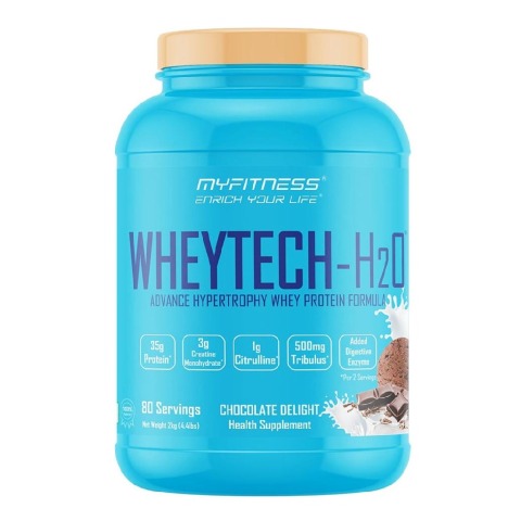 1 - Myfitness Wheytech-H2O,  4.4 lb  Chocolate Delight 