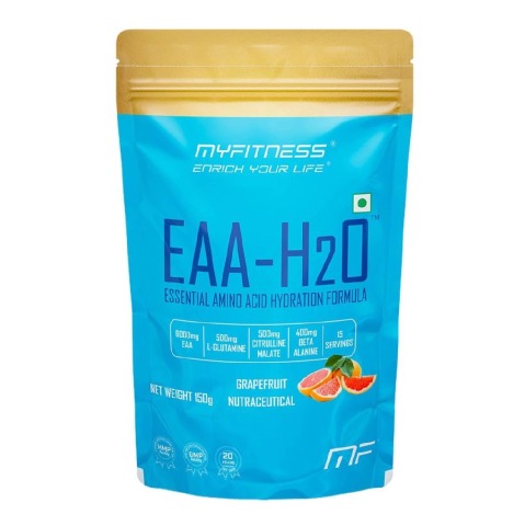 1 - Myfitness EAA-H2O,  Grapefruit  0.33 lb  15 Servings 