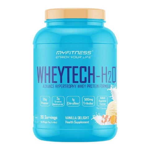 1 - Myfitness Wheytech-H2O,  4.4 lb  Vanilla Delight 