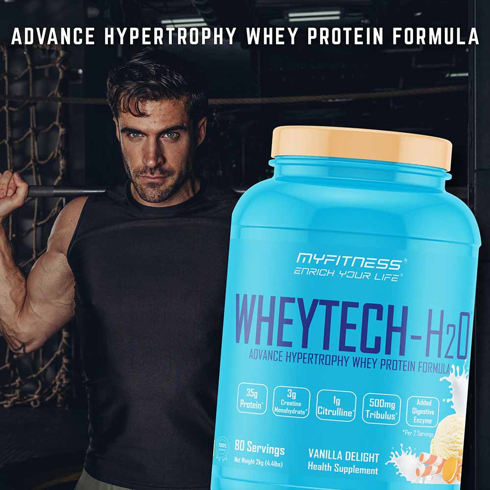 1 - Myfitness Wheytech-H2O,  4.4 lb  Coffee Delight 