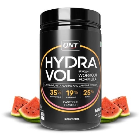 1 - QNT Hydra Vol Pre Workout Formula, 0.88 lb Pasteque