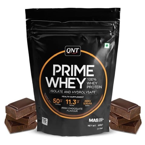 1 - QNT Prime Whey,  1.1 lb  Irish Chocolate 