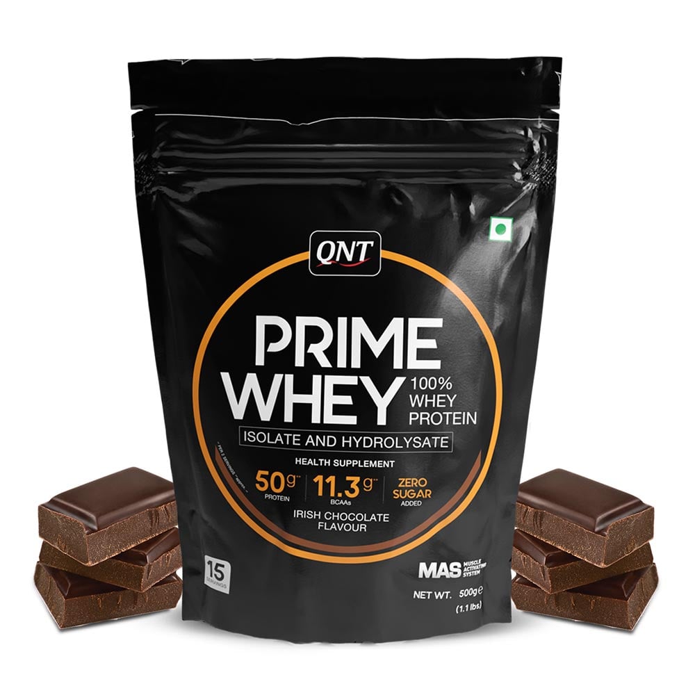 1 - QNT Prime Whey,  1.1 lb  Irish Chocolate 