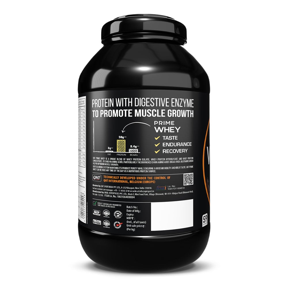 2 - QNT Prime Whey,  4.4 lb  Choco Badam 