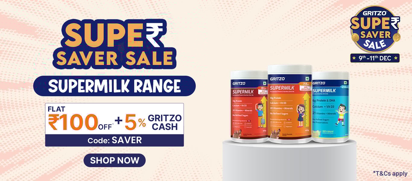 Flat Rs. 100 Off on Supermilk Range