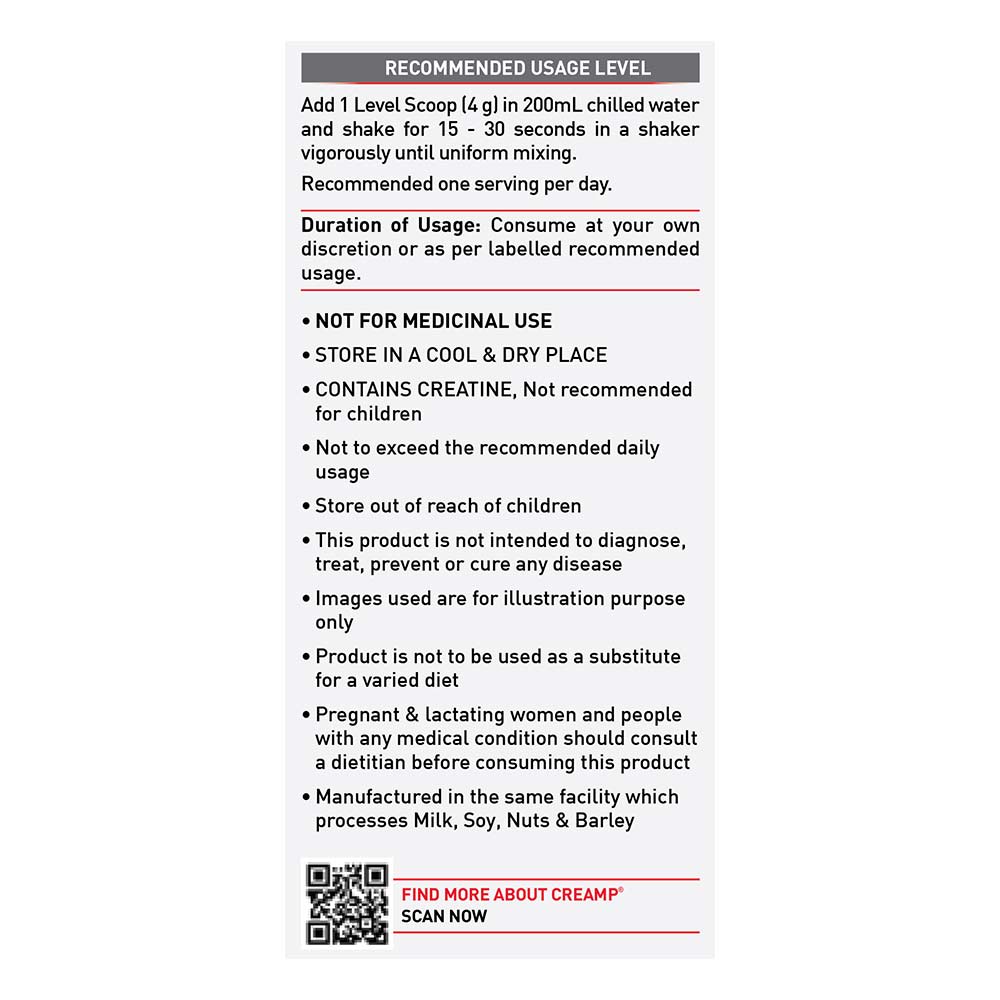 6 - MuscleBlaze Creatine Monohydrate CreAMP,  Candy Rush  0.61 lb 