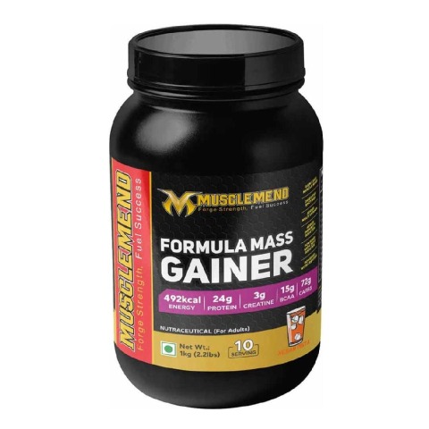 1 - Musclemend Formula Mass Gainer, 2.2 lb Kesar Pista