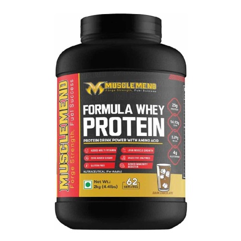 1 - Musclemend Formula Whey Protein,  4.4 lb  Dark Chocolate 