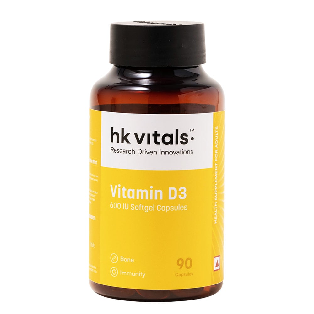 2 - HealthKart HK Vitals Vitamin D3,  90 capsules  Unflavoured 