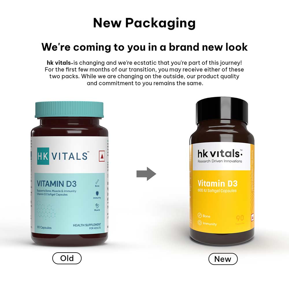 8 - HK Vitals Vitamin D3,  90 capsules