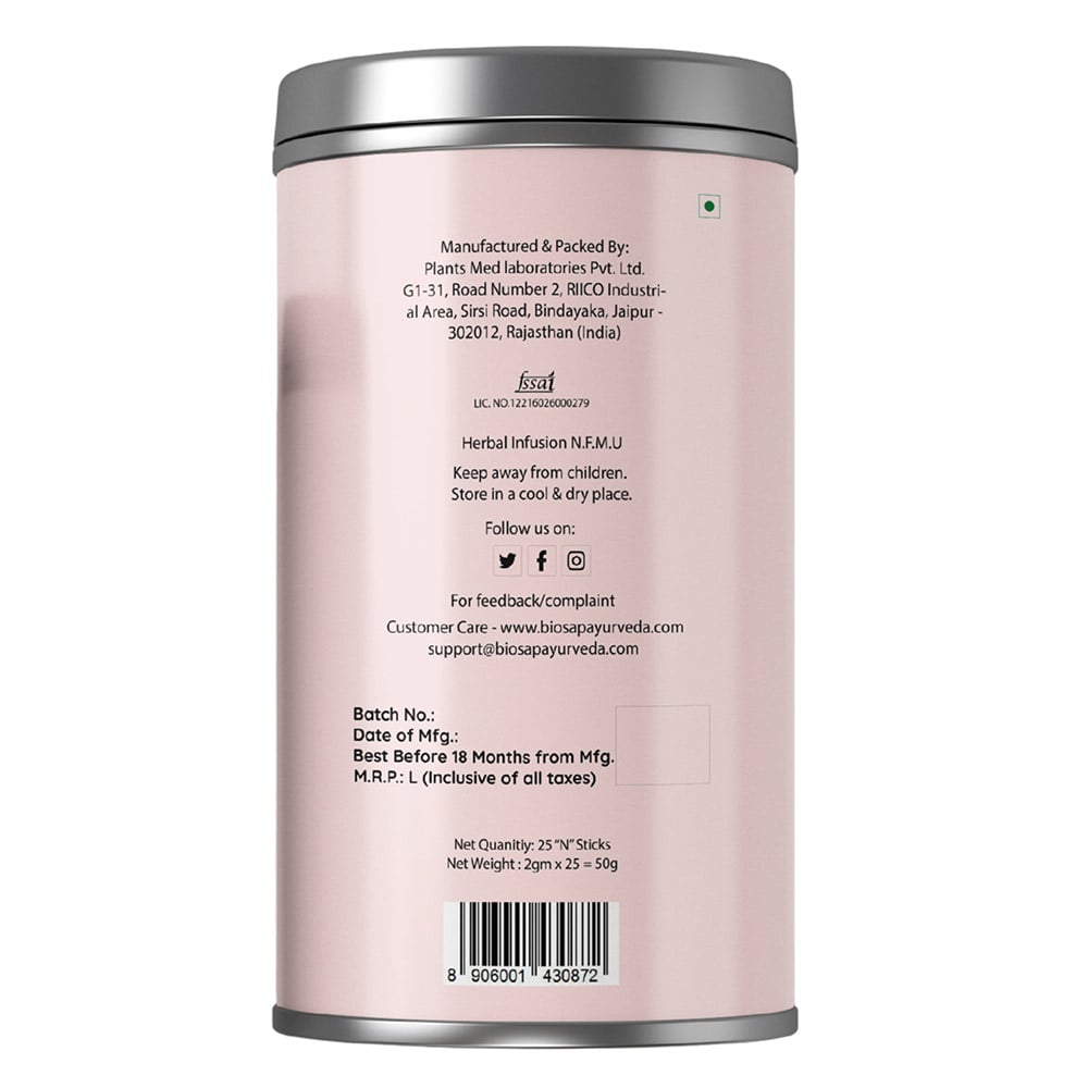 2 - BIOSAP CardinalSip Herbal Infusion,  Hibiscus + Berries + Rose  25 Stick(s) 