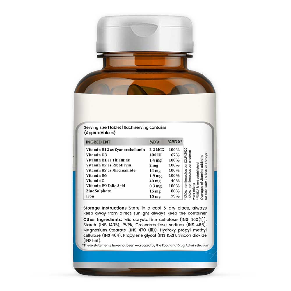 6 - Vaamveda Vitamin B12,  60 tablet(s)  Methylcobalamin Methyl Supplements (Pack of 2) 