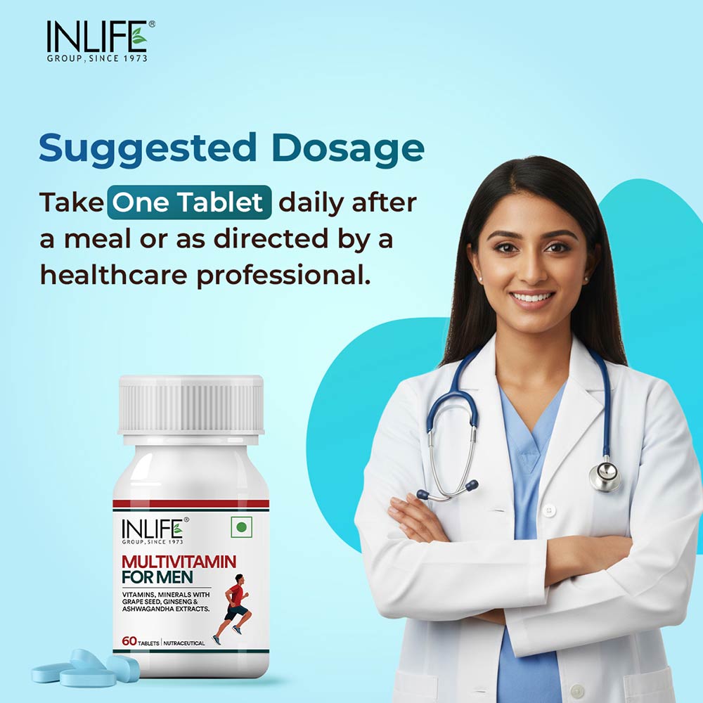 5 - INLIFE Multivitamin for Men,  60 tablet(s)  Unflavoured 