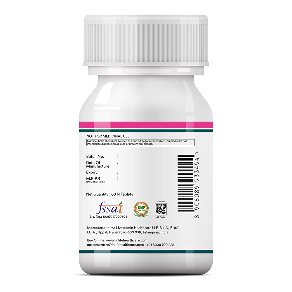 9 - INLIFE Multivitamin for Women,  60 tablet(s)  Unflavoured 