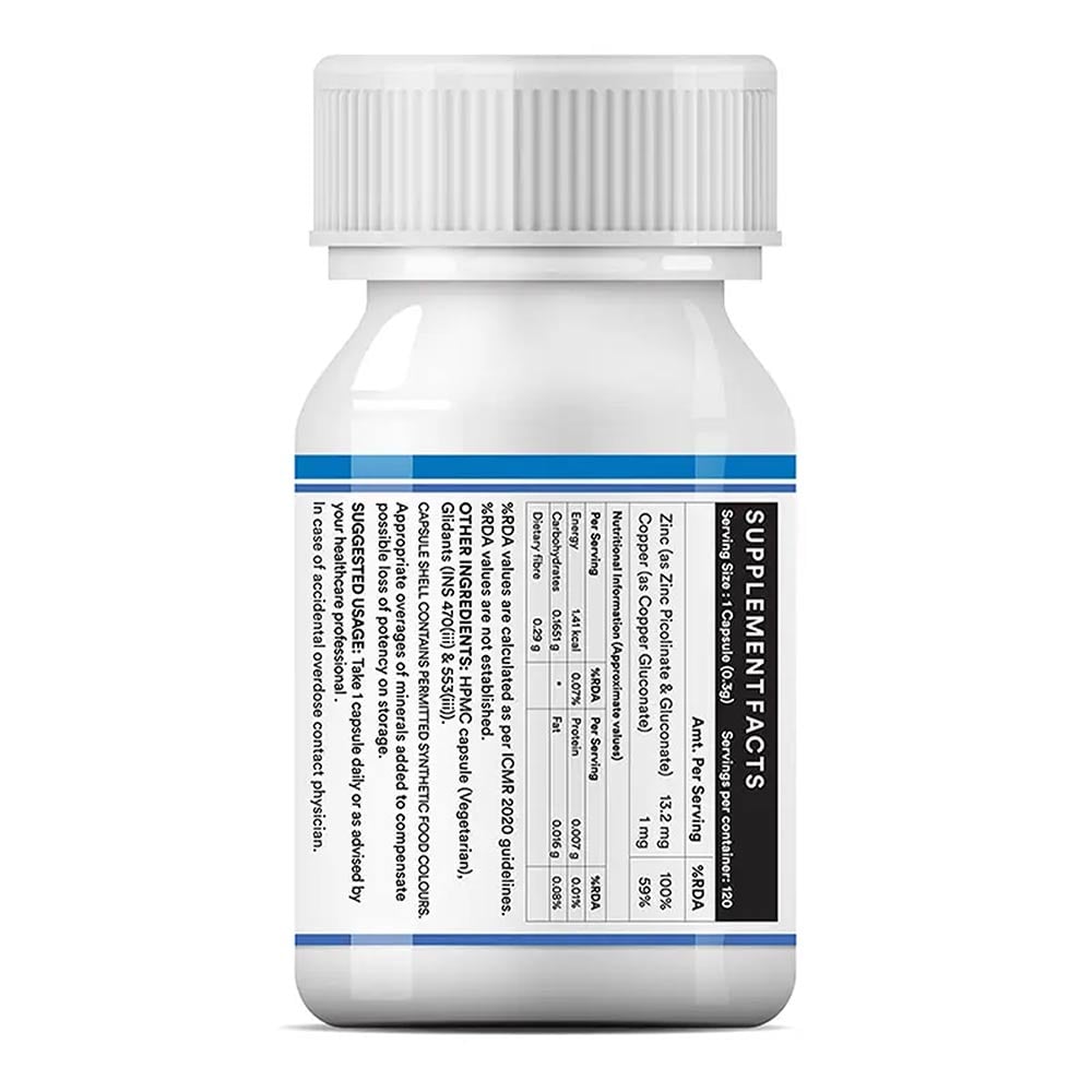 6 - INLIFE Chelated Zinc Complex,  120 veggie capsule(s) 