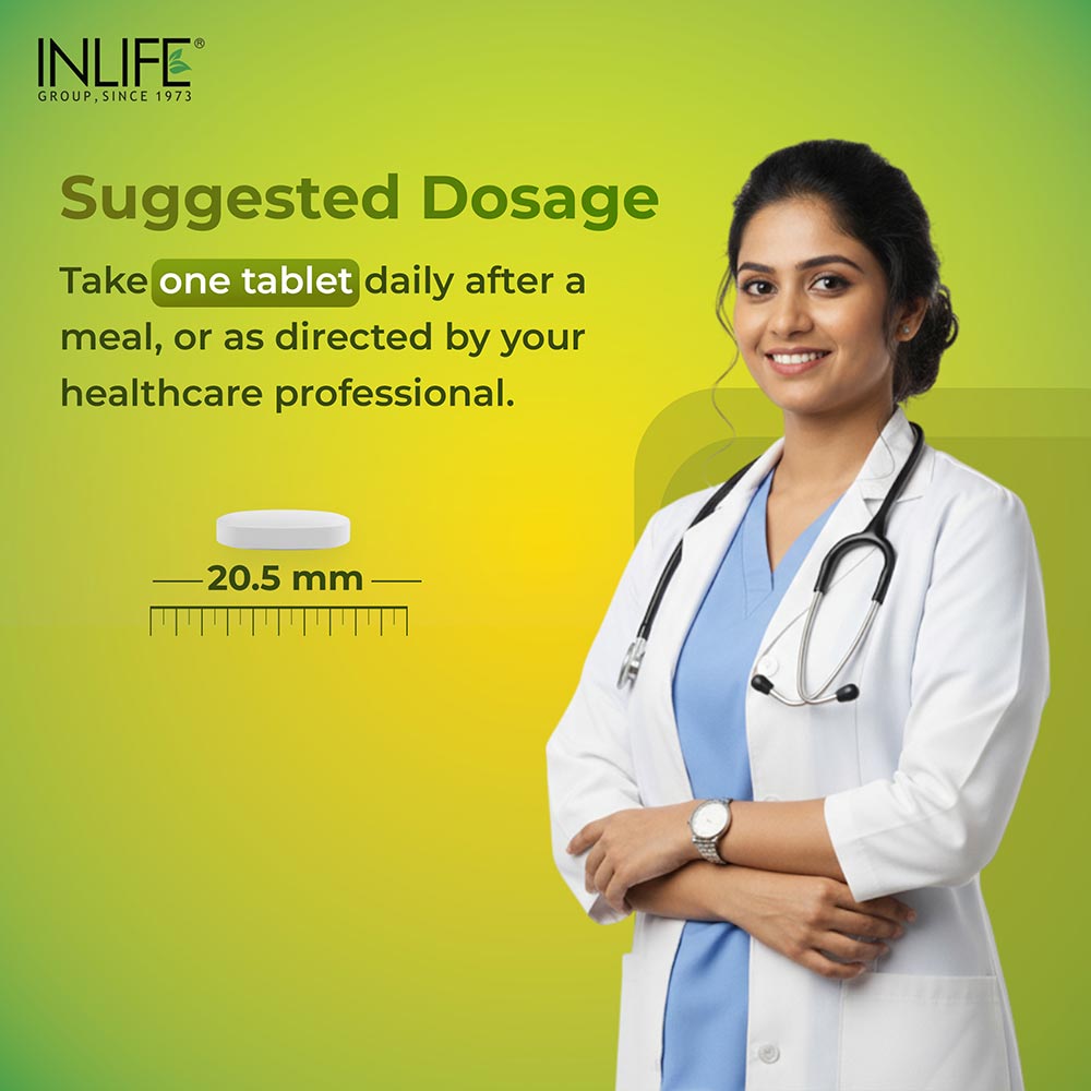 2 - INLIFE Calcium Zinc Magnesium Vitamin D+K2,  120 tablet(s)  Unflavoured 