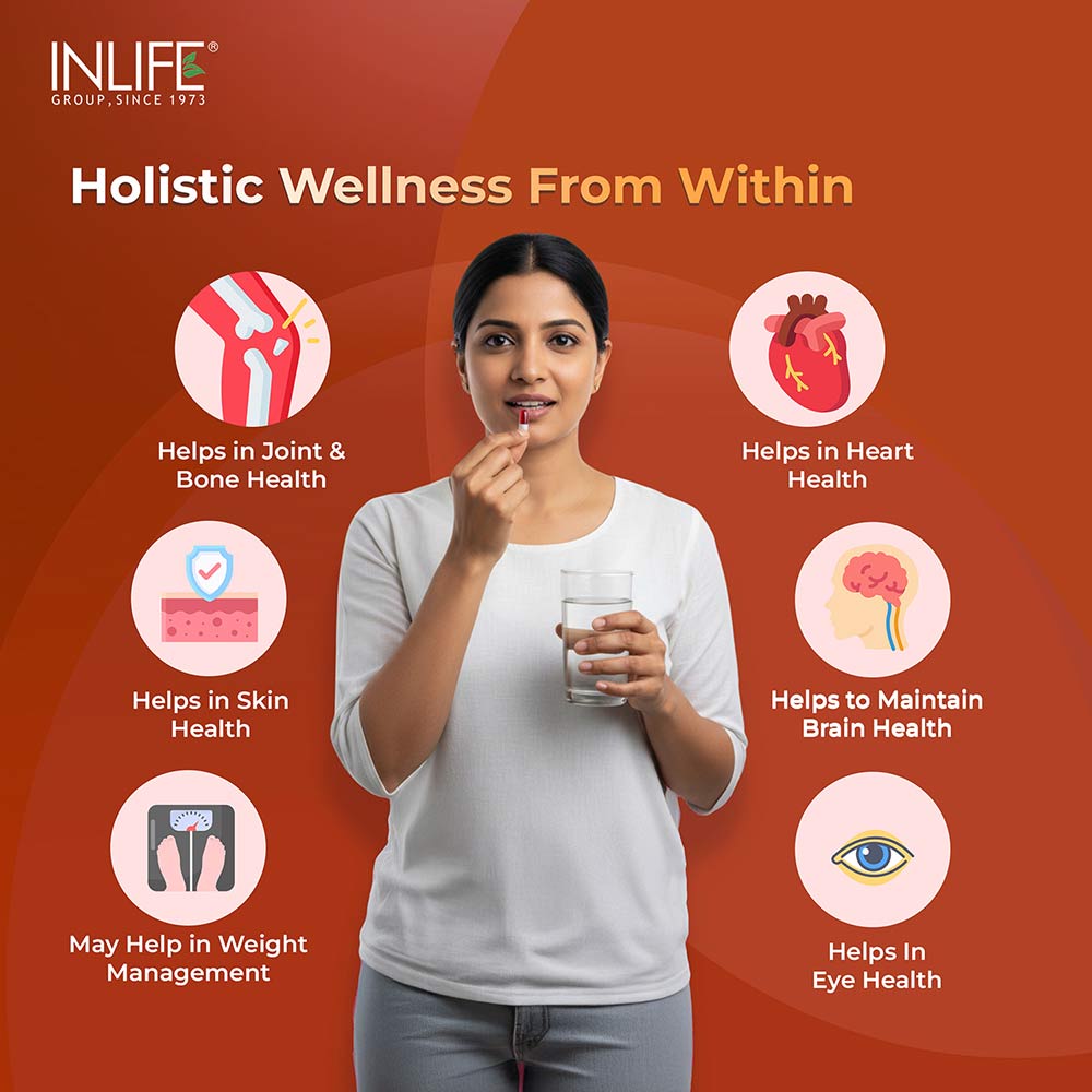 7 - INLIFE Krill Oil Omega 3 (500 mg),  30 capsules 