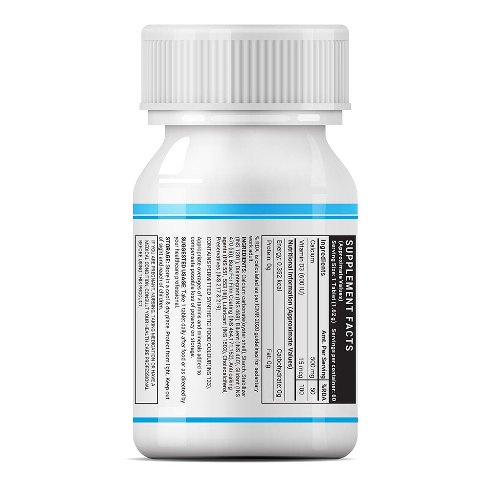 2 - INLIFE Calcium+VD3,  Unflavoured  60 tablet(s) 