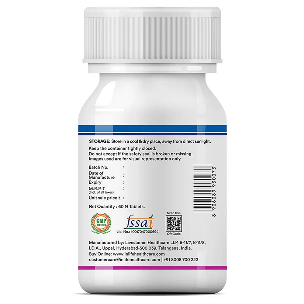 8 - INLIFE Multivitamin & Minerals,  60 tablet(s)  Unflavoured 