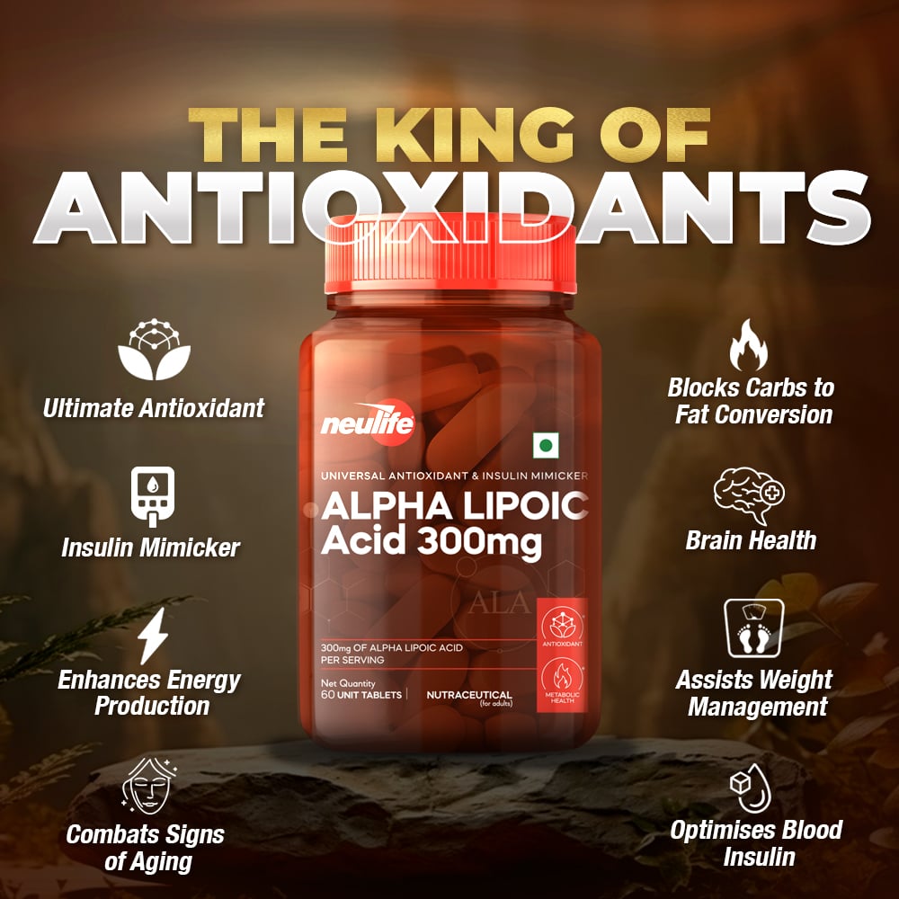 2 - Neulife Alpha Lipoic Acid 300mg,  60 tablet(s) 