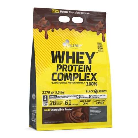 1 - Olimp Black Series 100% Whey Protein Complex,  5 lb  Double Chocolate 