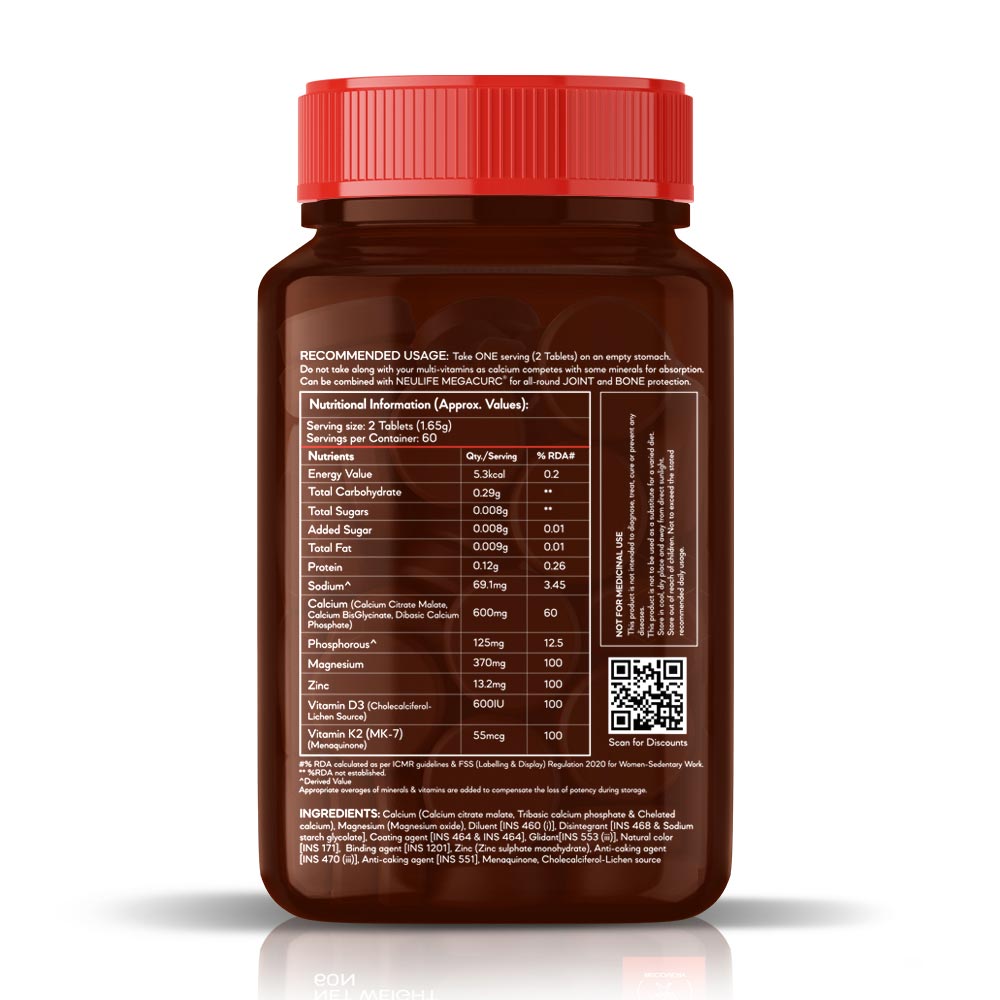 2 - Neulife Triple Calcium,  Unflavoured  120 tablet(s) 