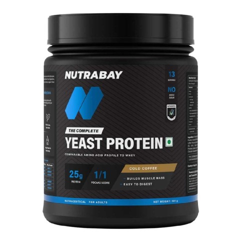 2 - Nutrabay Yeast Protein,  1.1 lb  Cold Coffee 