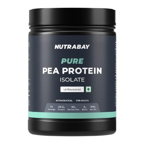 2 - Nutrabay Pure Pea Protein Isolate,  1.1 lb  Unflavoured 