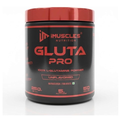 1 - iMuscles Nutrition Gluta Pro L-Glutamine,  0.55 lb  Unflavoured 