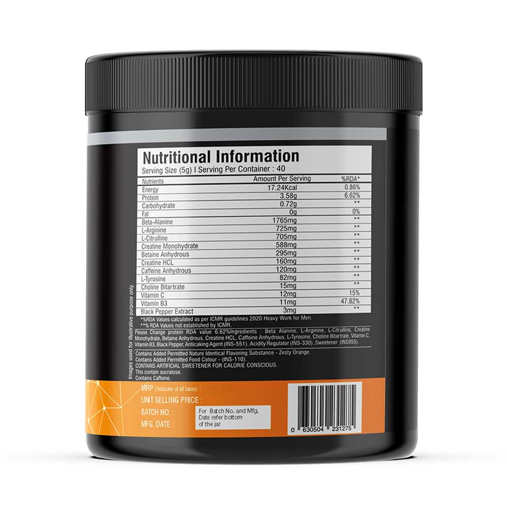 2 - iMuscles Nutrition Instant Charge Pre Workout,  0.44 lb  Zesty Orange 