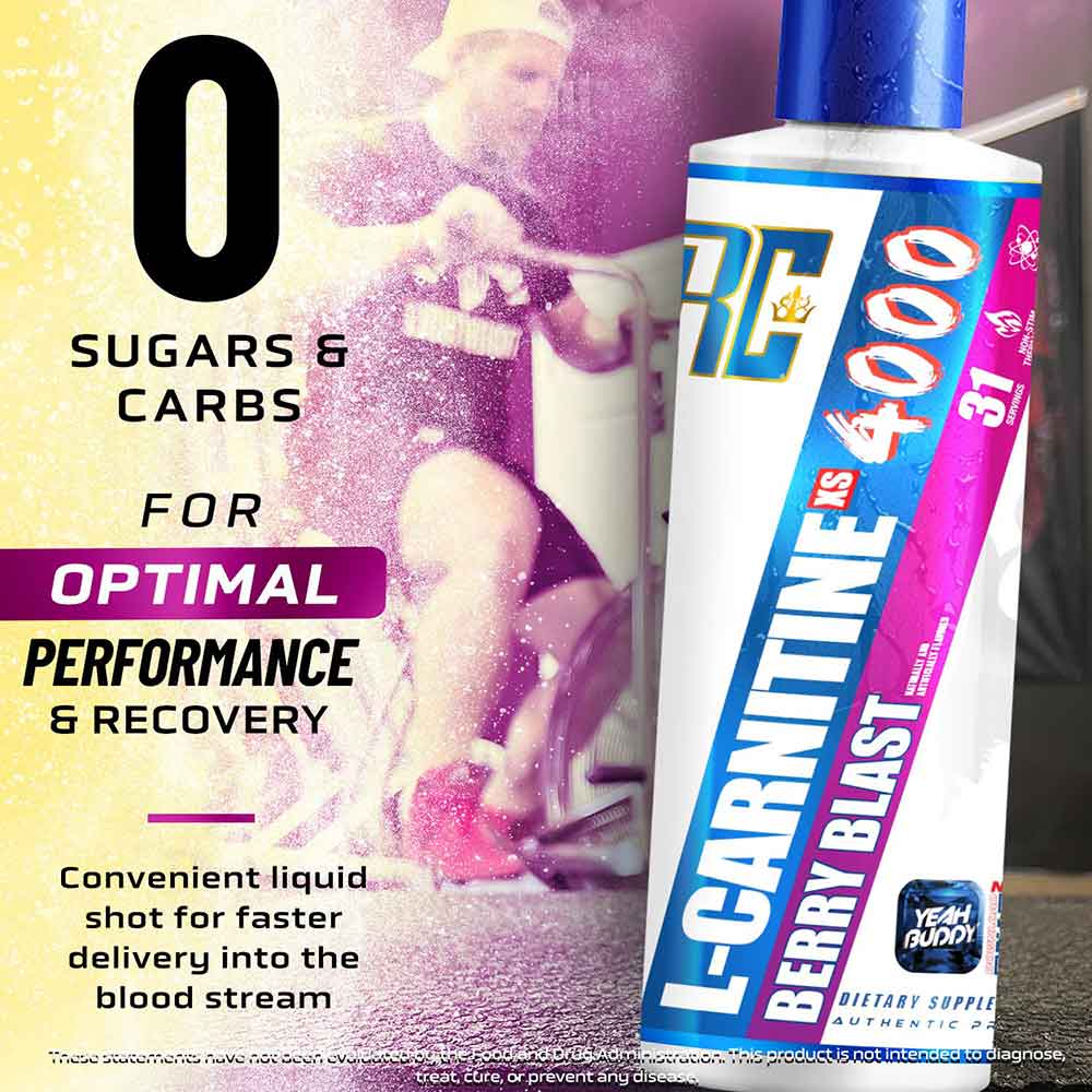 5 - Ronnie Coleman L-Carnitine XS 4000,  465 ml  Berry Blast 