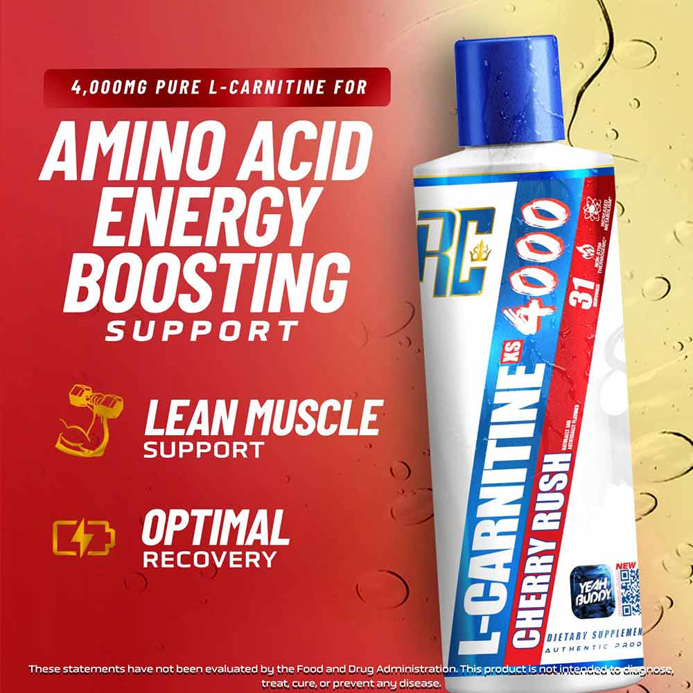 4 - Ronnie Coleman L-Carnitine XS 4000,  465 ml  Cherry Rush 